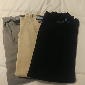 Polo sweater vest x3